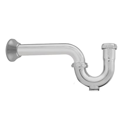 Jones Stephens 1-1/4in Chrome Plated Brass P-Trap 20 Gauge P38002B